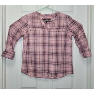 MAINE New England Plaid Button Down Shirt Size 10